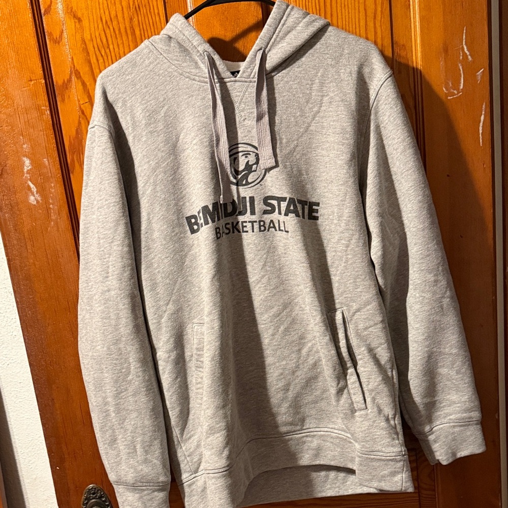 Adidas Gray Bemidji State Basketball Hoodie
